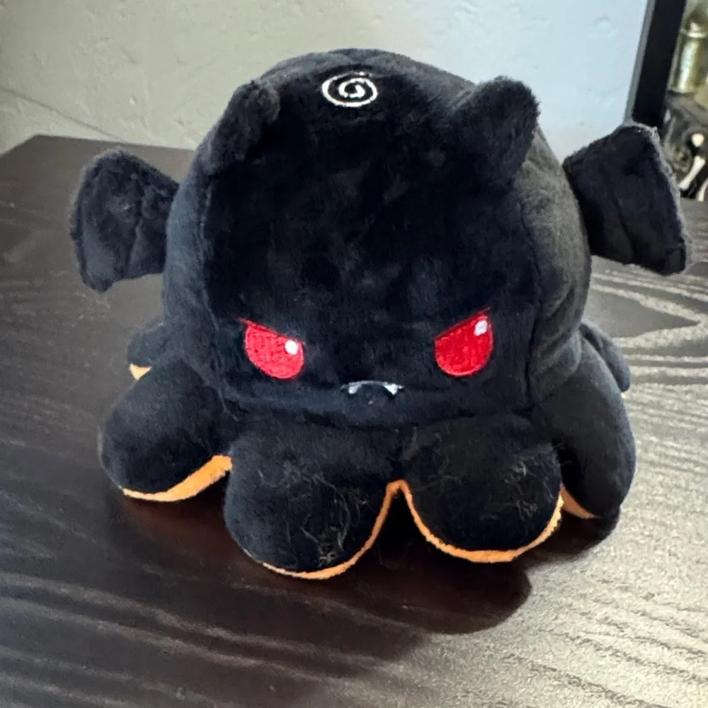 Orange Plush Pumpkin Toy